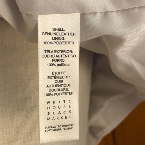 White House Black market suede jacket - Picture 6 of 6